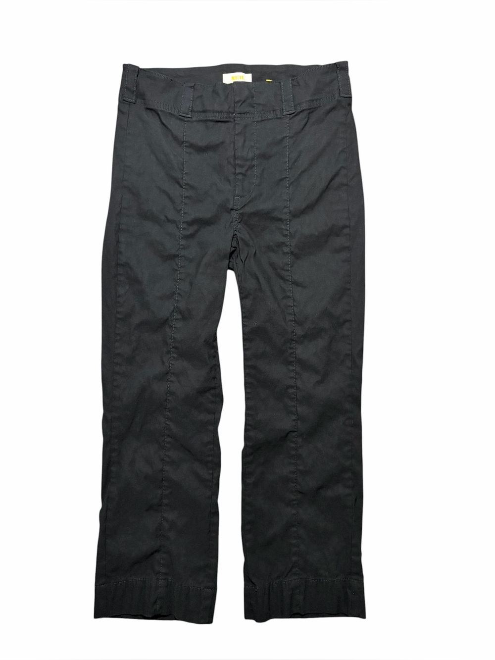 Maeve x Anthropologie Black Straight Leg Cropped Pants Size 29